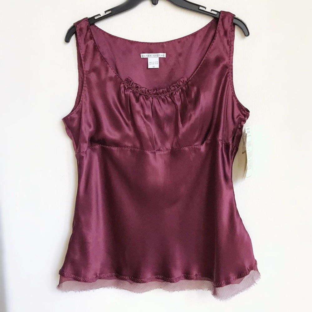 💋✨Delicate Silk Sleeveless Blouse✨💋